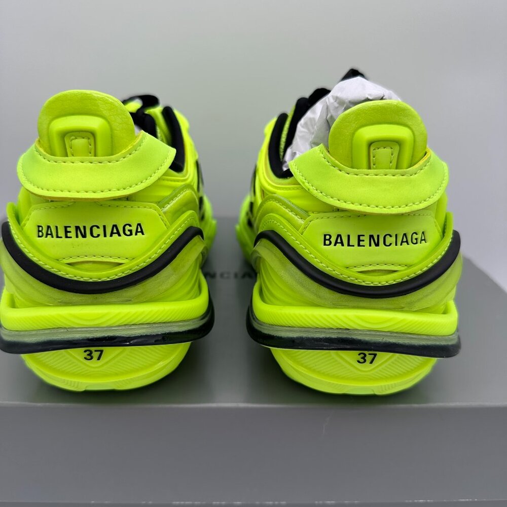 Balenciaga Women's Tyrex Low Top Athleticâ Sneaker, Size EU37/US7, Fluo Yellow - Picture 9 of 15